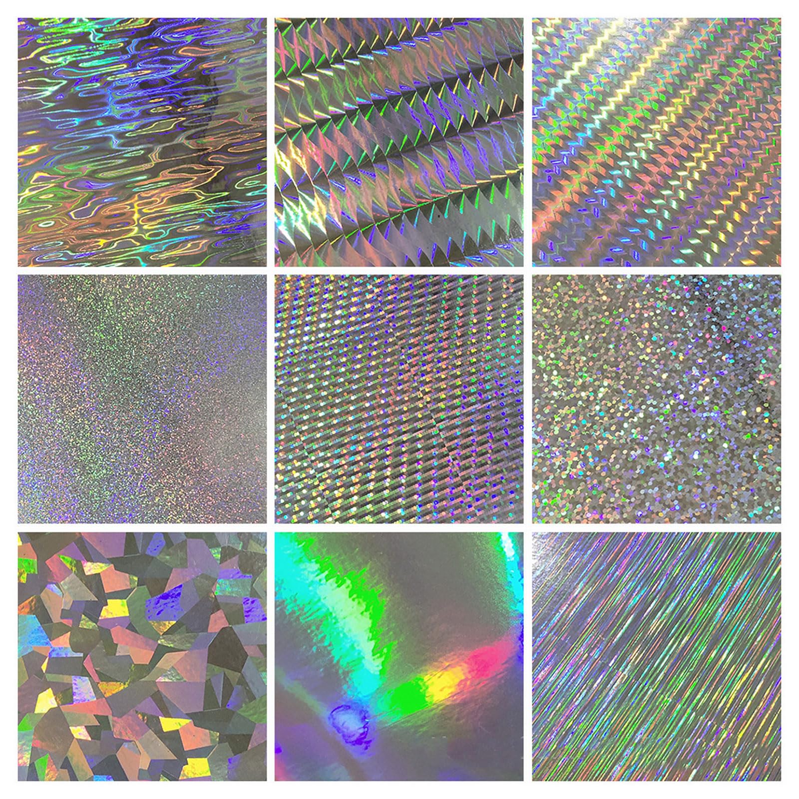 18 calcomanías reflectantes de escamas de peces, película adhesiva holográfica, cinta de señuelo intermitente, cebos duros, calcomanías para señuelos