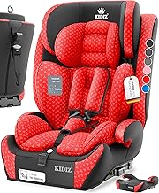 KIDIZ Triangle Premium Children's Seat with Isofix | Child Car Seat | 9 kg – 36 kg 1-12 Years | Group 1/2/3 | Universal | ECE R129/03 Approved