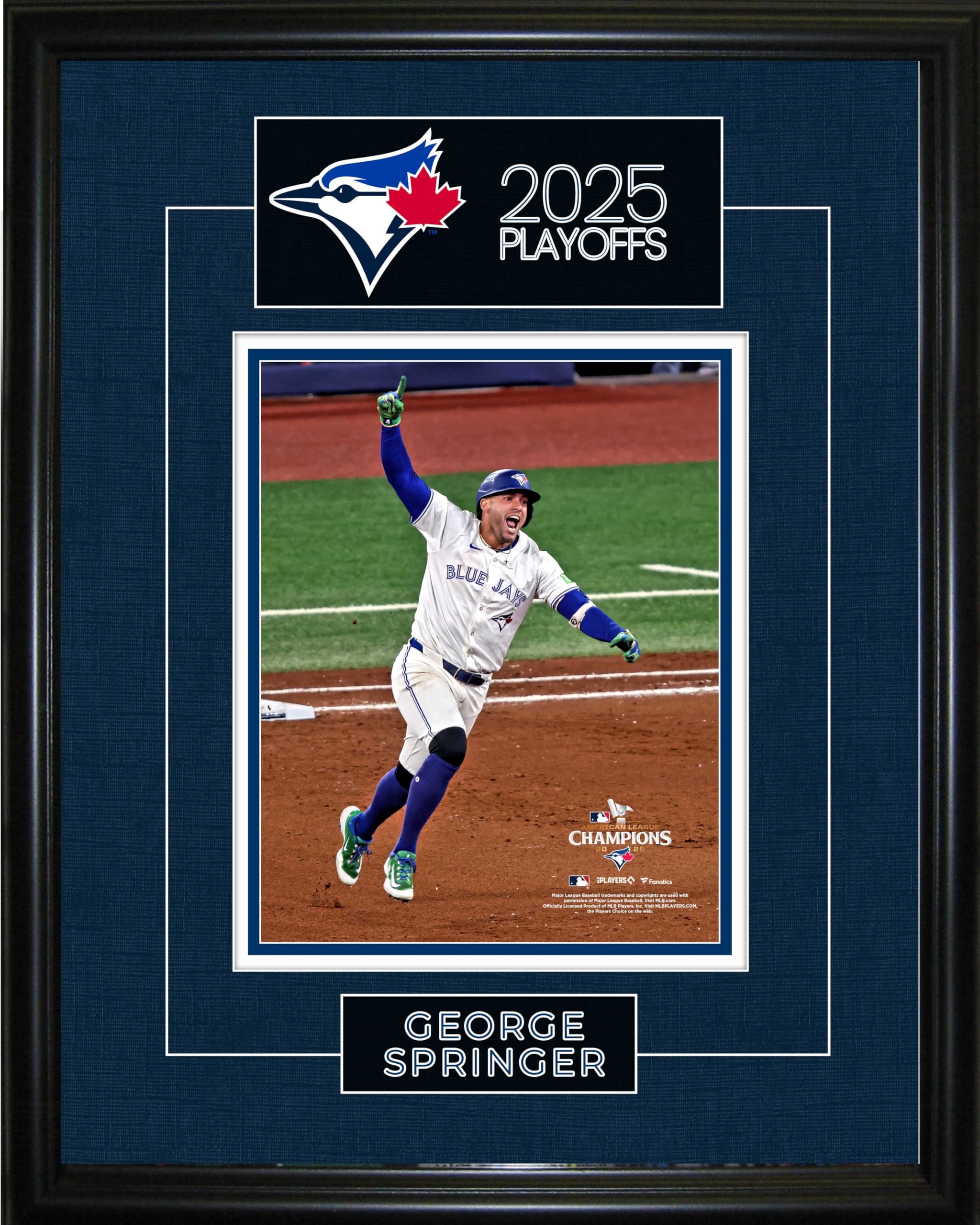Frameworth Joe Carter Walk-Off 1993 World Series Toronto Blue Jays Framed Photo MLB Licensed Championship Baseball Memorabilia Authentic Collectible Wall Art - 4