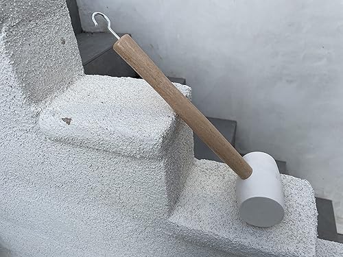 Miniatura 7 de Sandbaggy Mazo de goma  20 onzas de grado industrial  Para aplicaciones como construcción y paisajismo  Hecho de roble sólido  Cómodo para uso todo