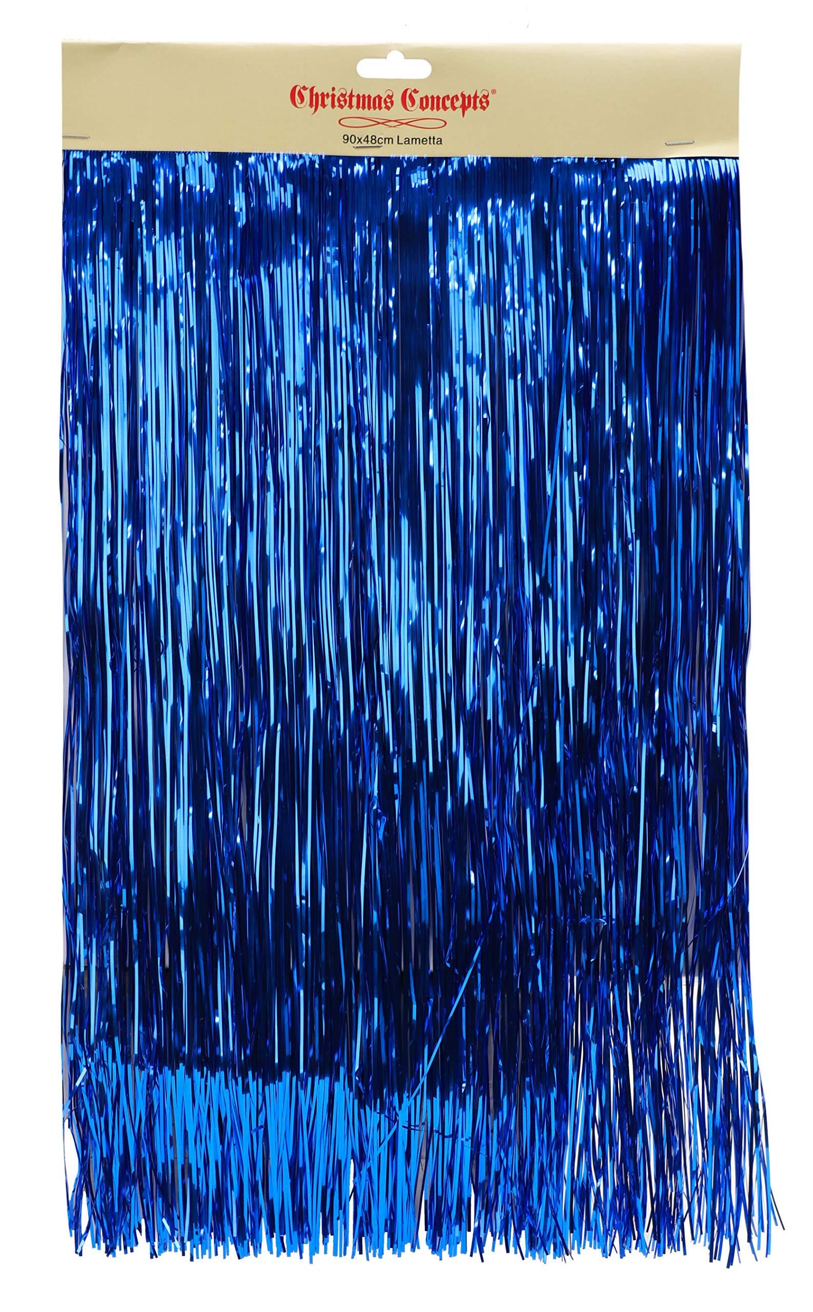 Christmas Concepts Royal Blue Christmas Concepts® Shiny Lametta - Christmas Tree Decorations (Royal Blue)
