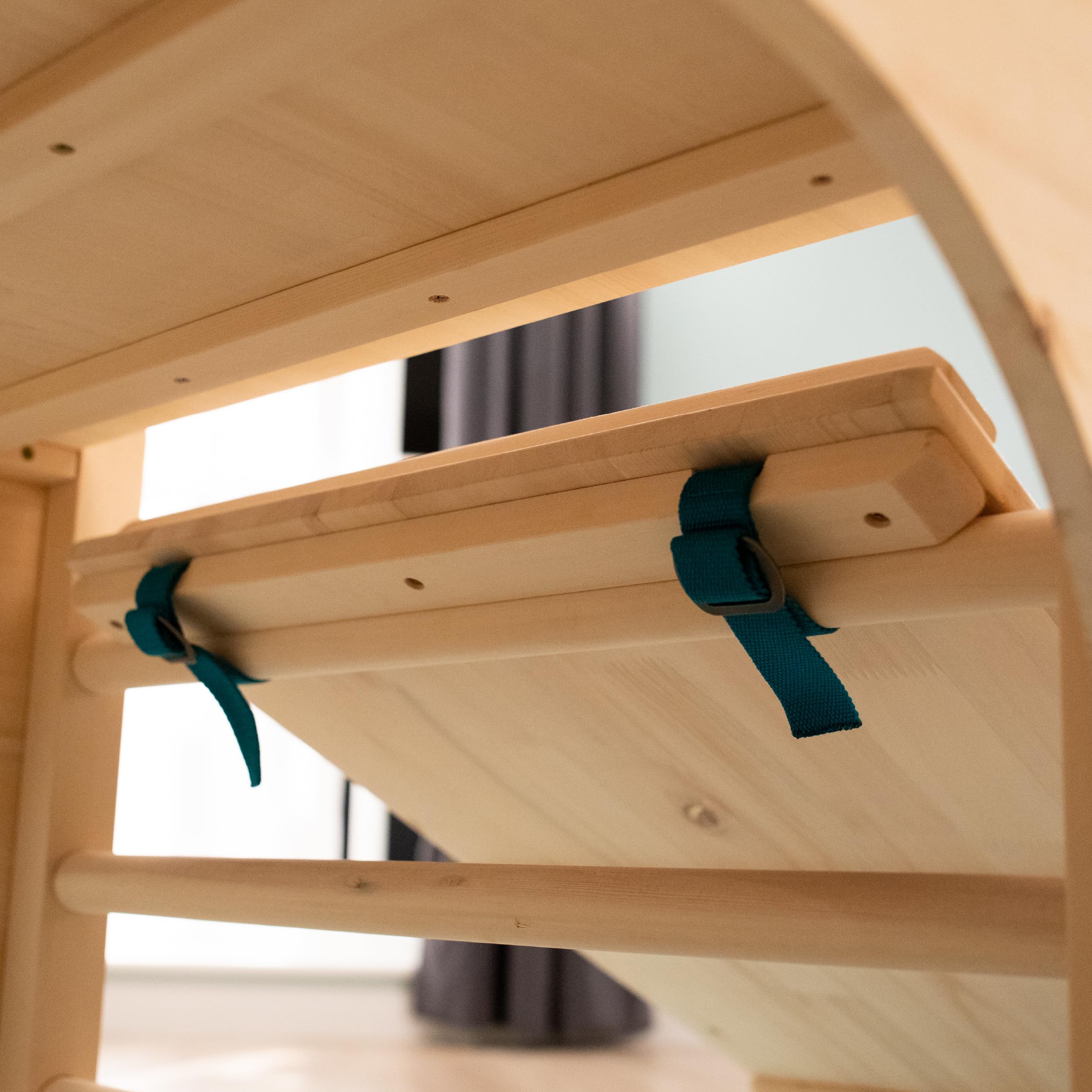 TPToys Active-Tots Pikler-Stil Holzleiter für Babys und Kleinkinder, Rutsche oder Brücke, zur Verwendung mit TP-Dreieck oder Kletterwürfel, interatives Spielen, ab 12 Monaten, Holz