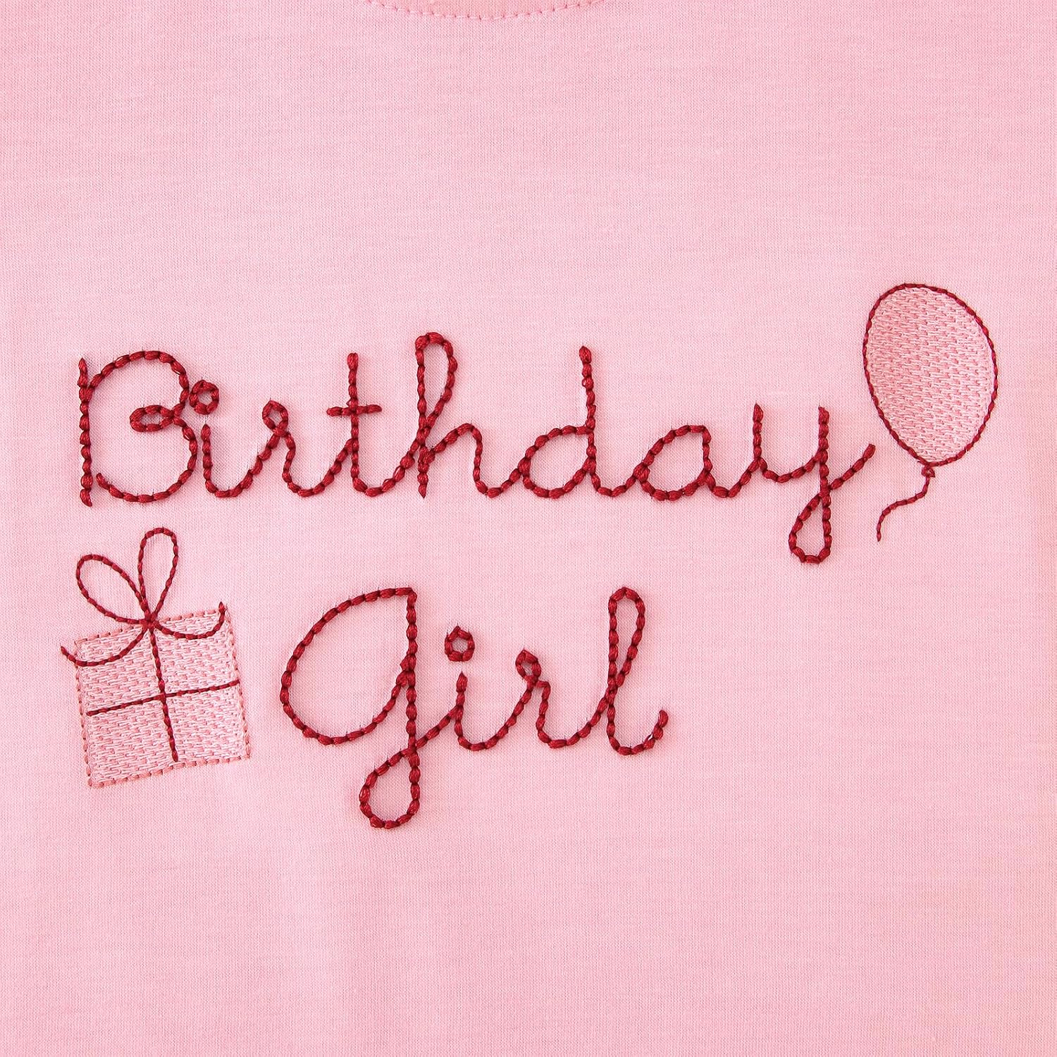 BOUTIKOME Birthday Girls Shirt Toddler Kids Girls Embroidery T-Shirt 2nd 3rd 4th 5th 6th 7th 8th Bday Party Gift Outfits Tops