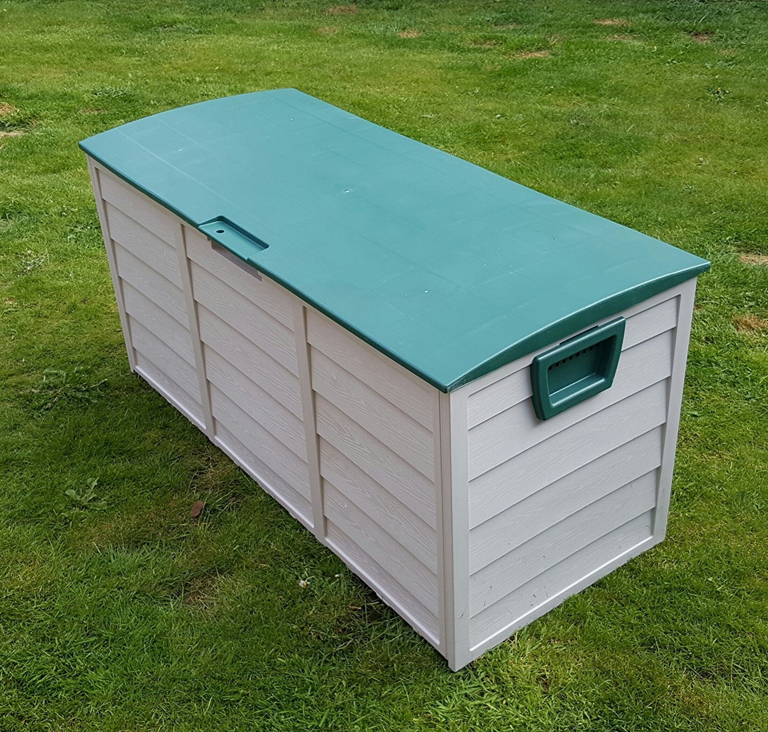 Outdoor Garden Plastic Storage Utility Chest Cushion Shed Box 248L