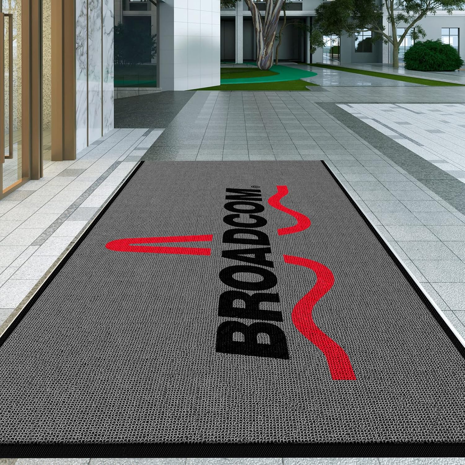 CASDON Custom Commercial Grade Doormat with Any Size Color Logo Shape