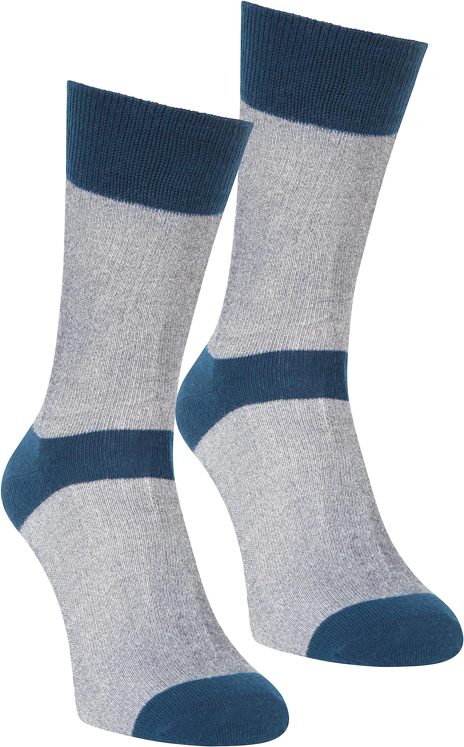 Mountain Warehouse IsoCool Liner Socks - 2 Pack, Breathable Summer Walking Socks, Comfortable, Machine Washable Long Socks, Antibacterial, Quick Dry – for Everyday Use Navy 7-11