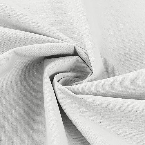 Miniatura 4 de Sun Zero Tulare - Cortina opaca térmica con ojales y textura completa, 40 x 63 pulgadas, color blanco