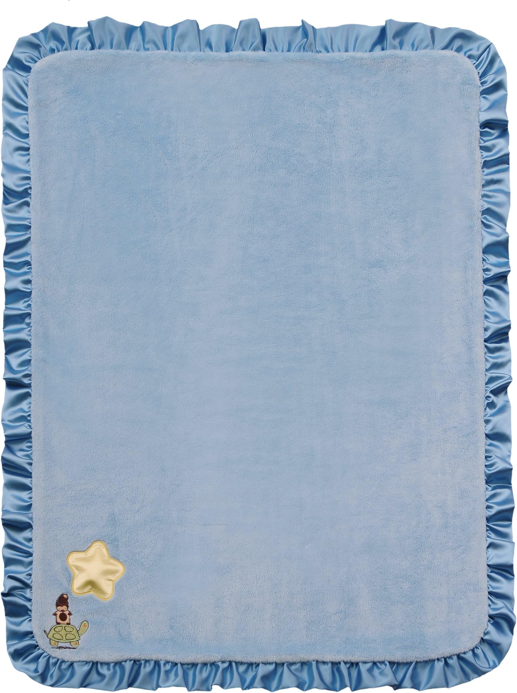 Twinkles of Joy Light Up and Musical Boys Receiving Baby Blanket, Blue Reaching Star