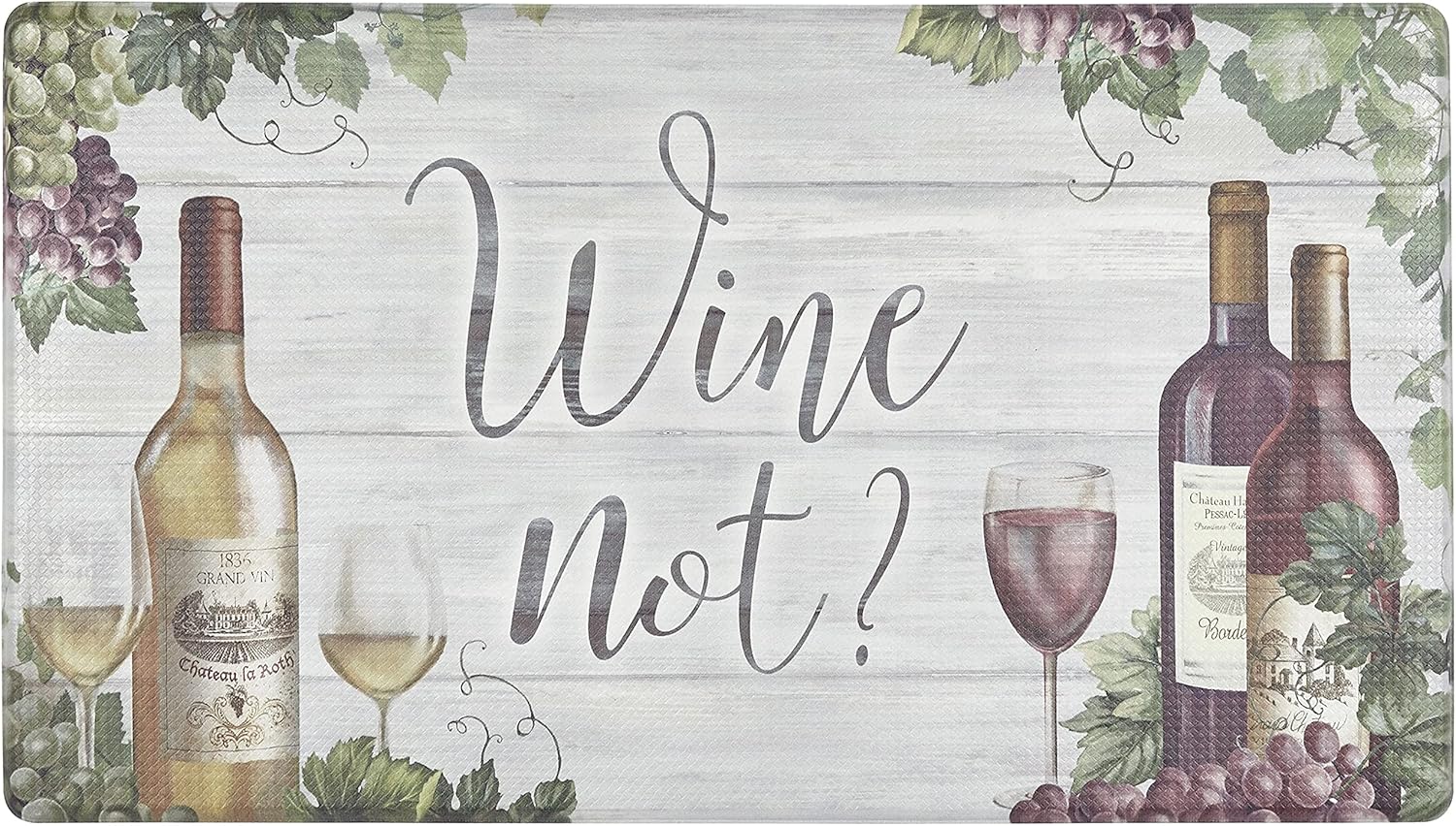 SoHome Cozy Living Anti-Fatigue Kitchen Mat for Floor, Cushioned Kitchen Runner Rug, Non Slip, Easy Wipe Clean, 1/2 Inch Thick Kitchen Mats, 20" x 36" Cabernet 20"x36" Cabernet