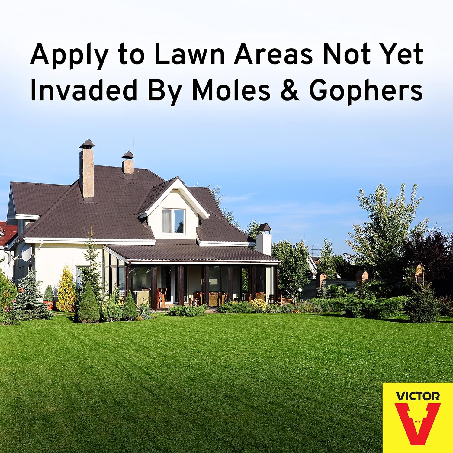 Victor Mole and Gopher Repellent - Repels Mole, Gopher, Vole, and Other Burrowing Animals - Repel Rodents Outdoors - M7002-2 - 10 lb Bag