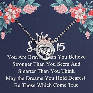 15 Year Old Gift 15 Anos Quinceanera Necklace Girls Sweet 15 Jewelry Quinceanera Gift 15th Birthday Gift for Girl