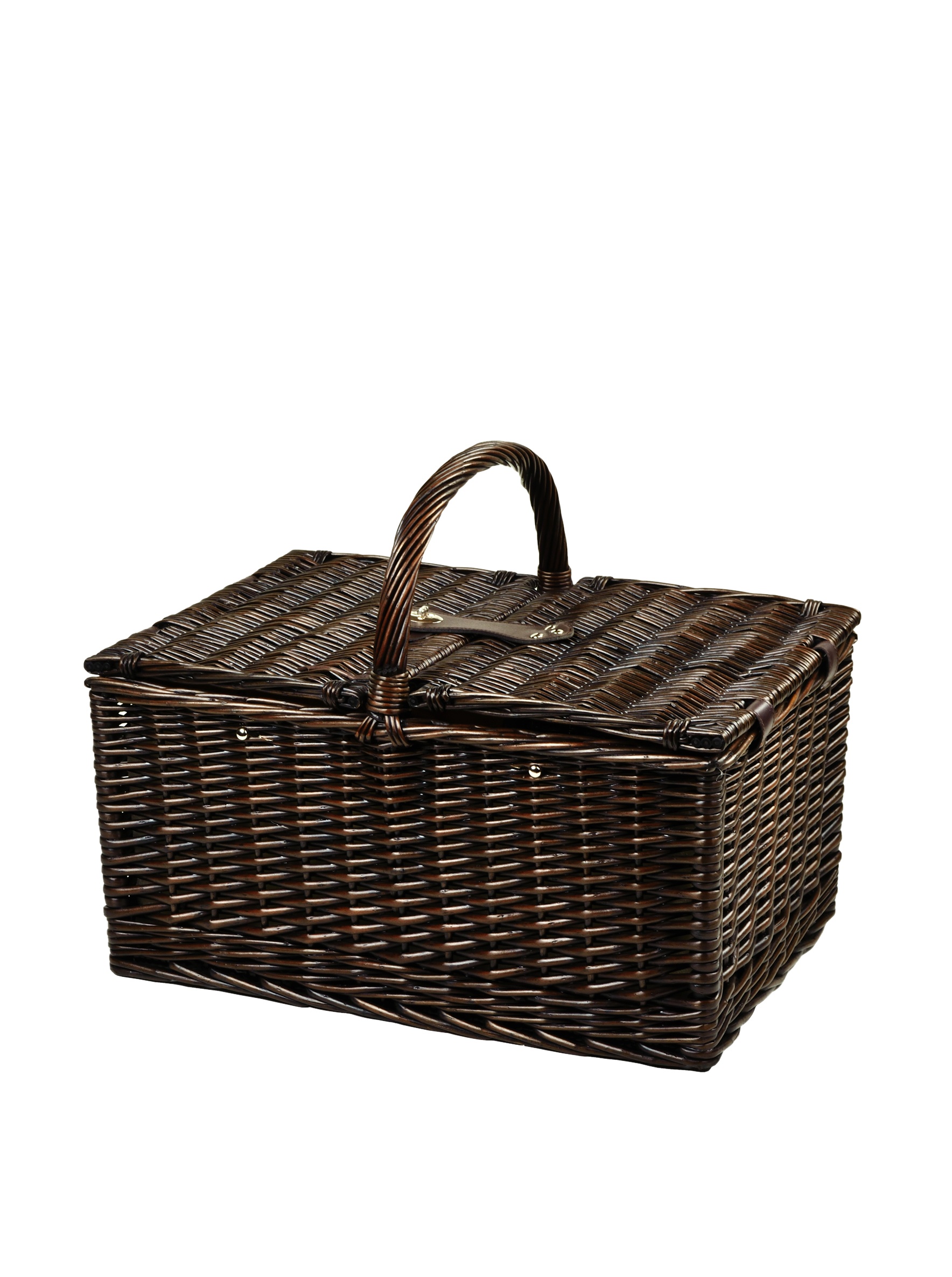 Picnic at Ascot Surrey Willow Picnic Basket with Service for 2 with Coffee Set - Hamptons