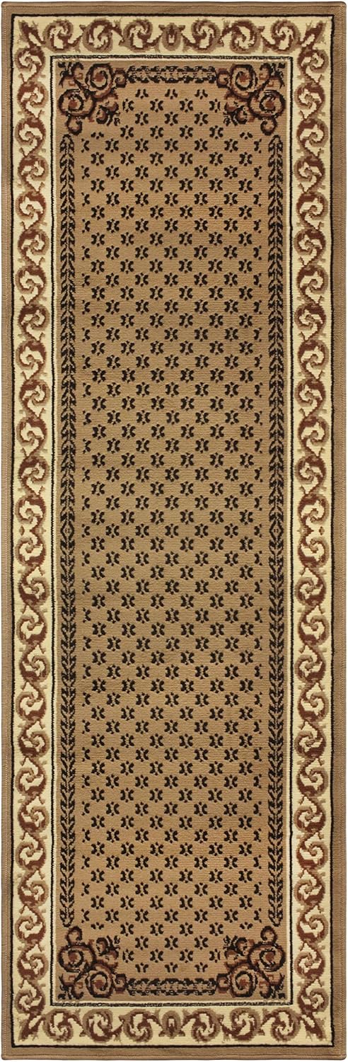 BLUENILEMILLS Longfield Collection 2.6X8 Rug Runner- Multi Color