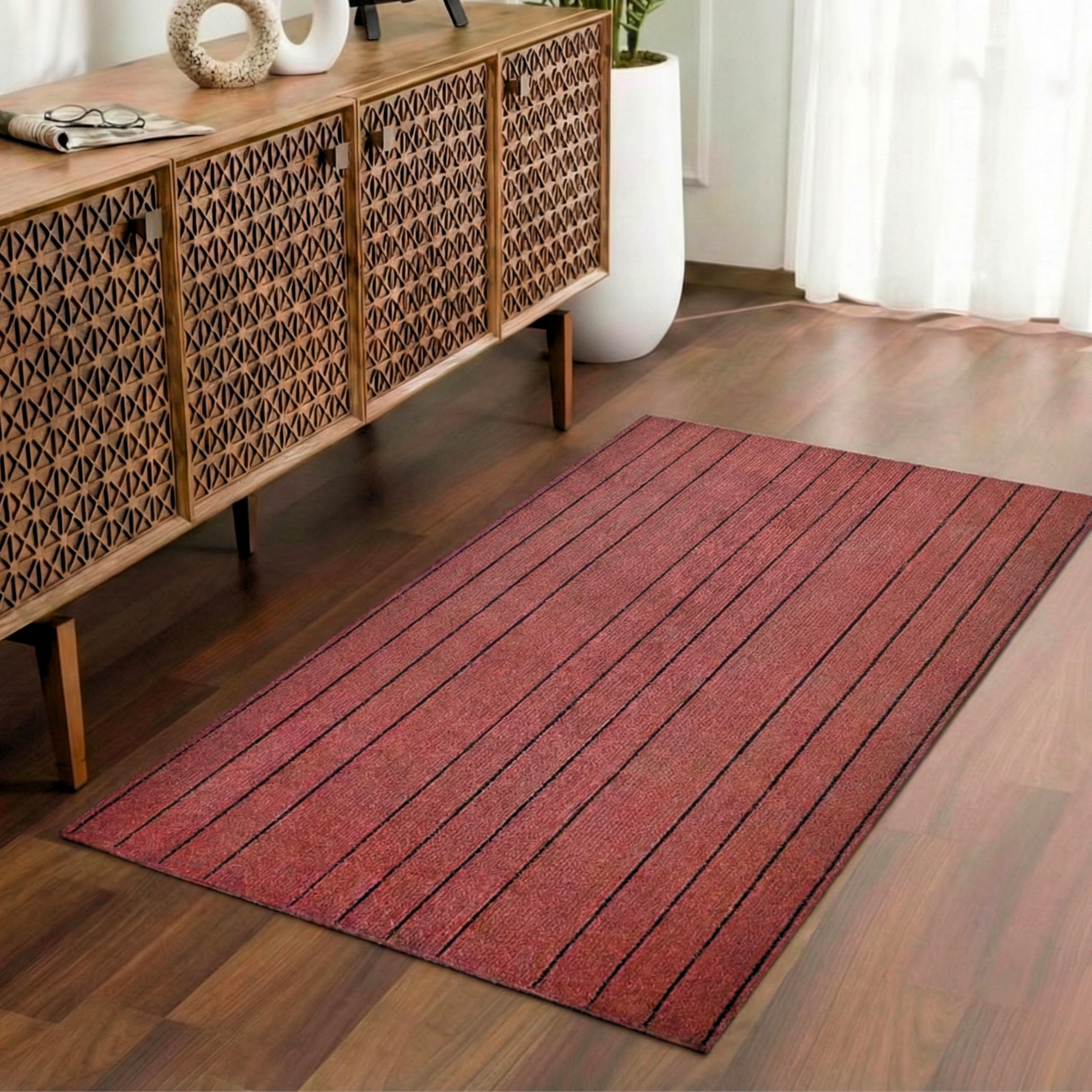 Saral Home Grey PP Carpet - 120x180cm -7 Saral Home Grey PP Carpet - 120x180cm -7
