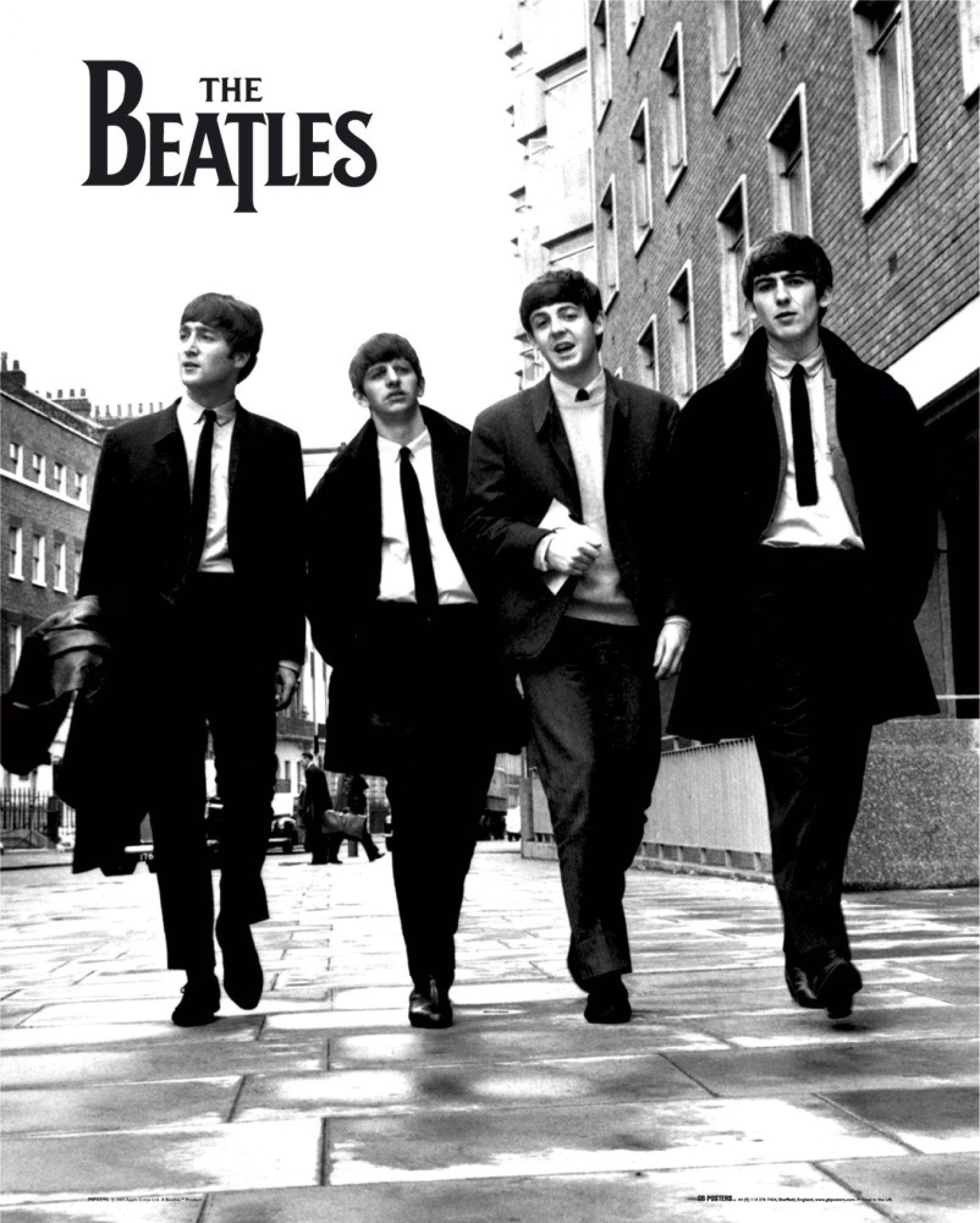 Posterhouzz The Beatles Music Band Rolled Wall Poster (Paper