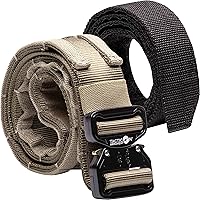 Vista 1 de Tacticon Cinturón de batalla V2 – Cinturón táctico ajustable Molle con hebilla de liberación rápida de metal – Hecho de nailon 500D resistente