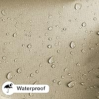 Vista 2 de OutdoorLines Funda de cojín de repuesto impermeable para asiento de patio, antideslizante, para jardín y patio trasero