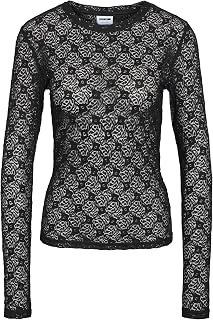 Noisy May Damen Nmjudith L/S Lace Top Noos Nmjudith L/S Lace Top Noos (1er Pack)