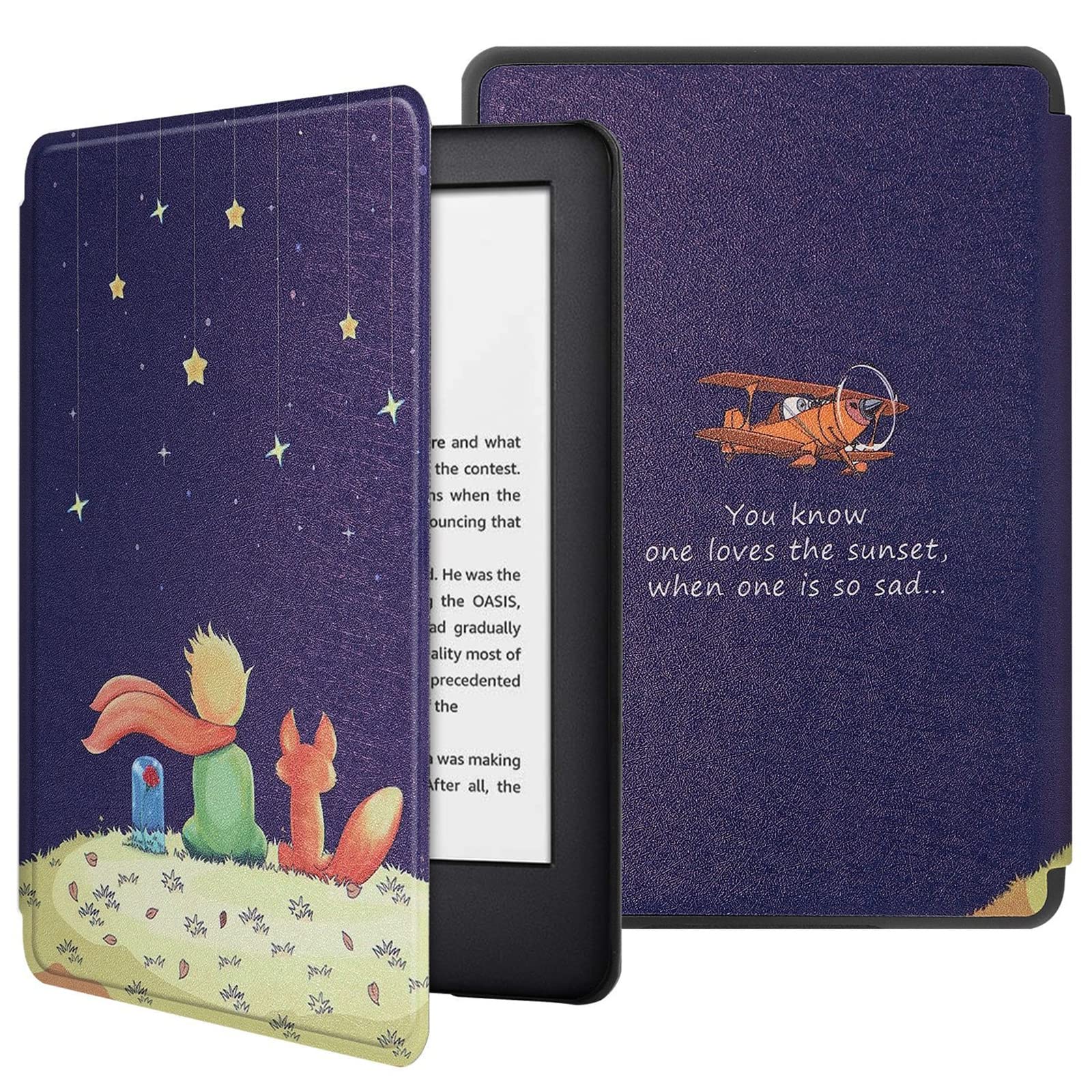 ELBME All-New Case for 6.8” Kindle Paperwhite 11th Generation 2021 - Straps Premium PU Leather Book Cover with Auto Wake/Sleep-image-16
