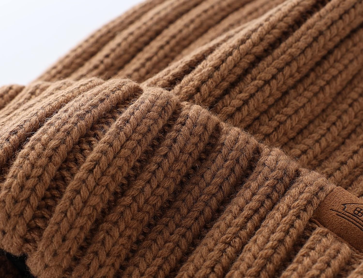 Home Prefer Mens Winter Hat Wool Fleece Lined Knit Beanie Hat Warm Stocking Caps - Image 6