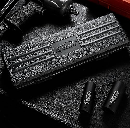 Miniatura 5 de EPAuto Juego de llaves métricas de impacto profundo de 12 pulgada Cr-V 6 puntos 11 enchufes