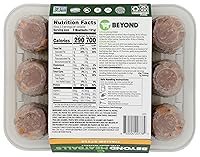 Vista 2 de Beyond Meat Beyond albóndigas de estilo italiano albóndigas a base de plantas 12 quilates, 10 oz
