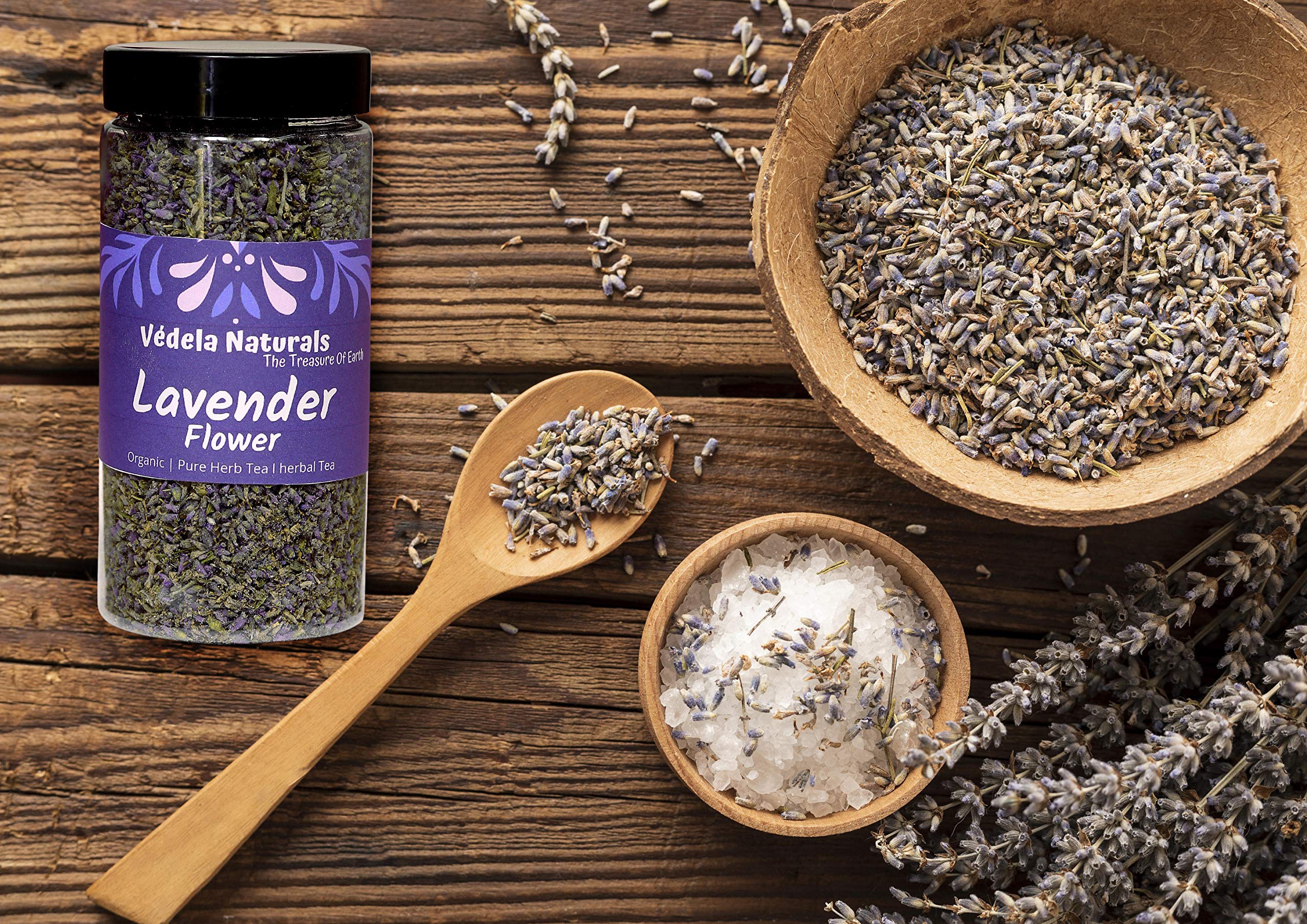 LAVENDER AND TEA BATH SALT | BATH SALT | BLENDED WITH HERBS | HAND MADE PRODUCT | 300GRM LAVEDER AND TEA TREE-image-36