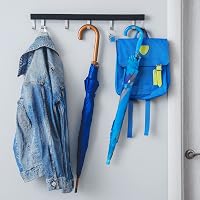 Umbrelă pentru copii Relaxdays cu motiv 3D de rechin, pentru băieți și fete, diametru 78 cm, umbrelă tip baston, albastru/gri 5