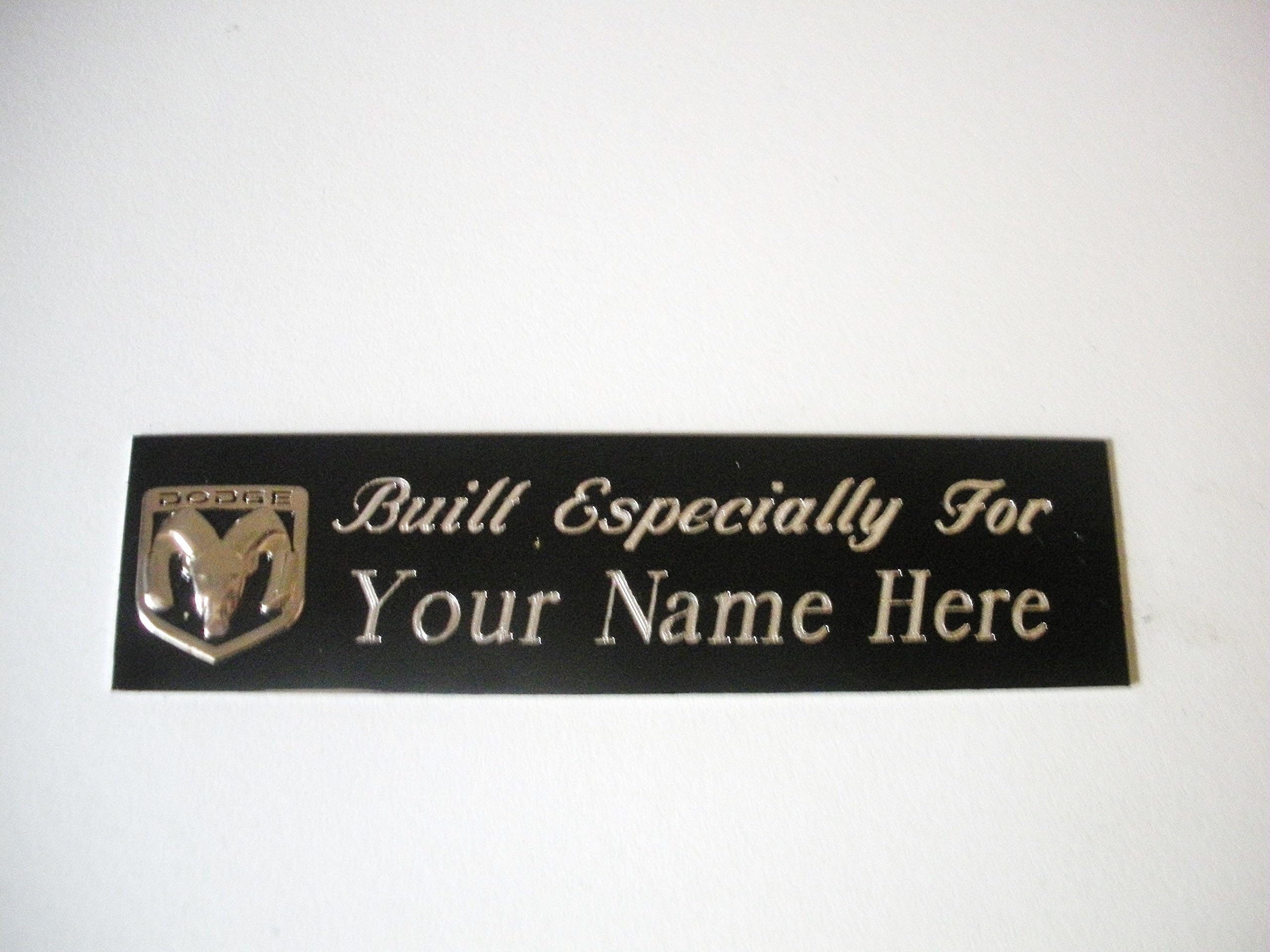 Dodge Ram Personalized Engraved Dashboard Nameplate
