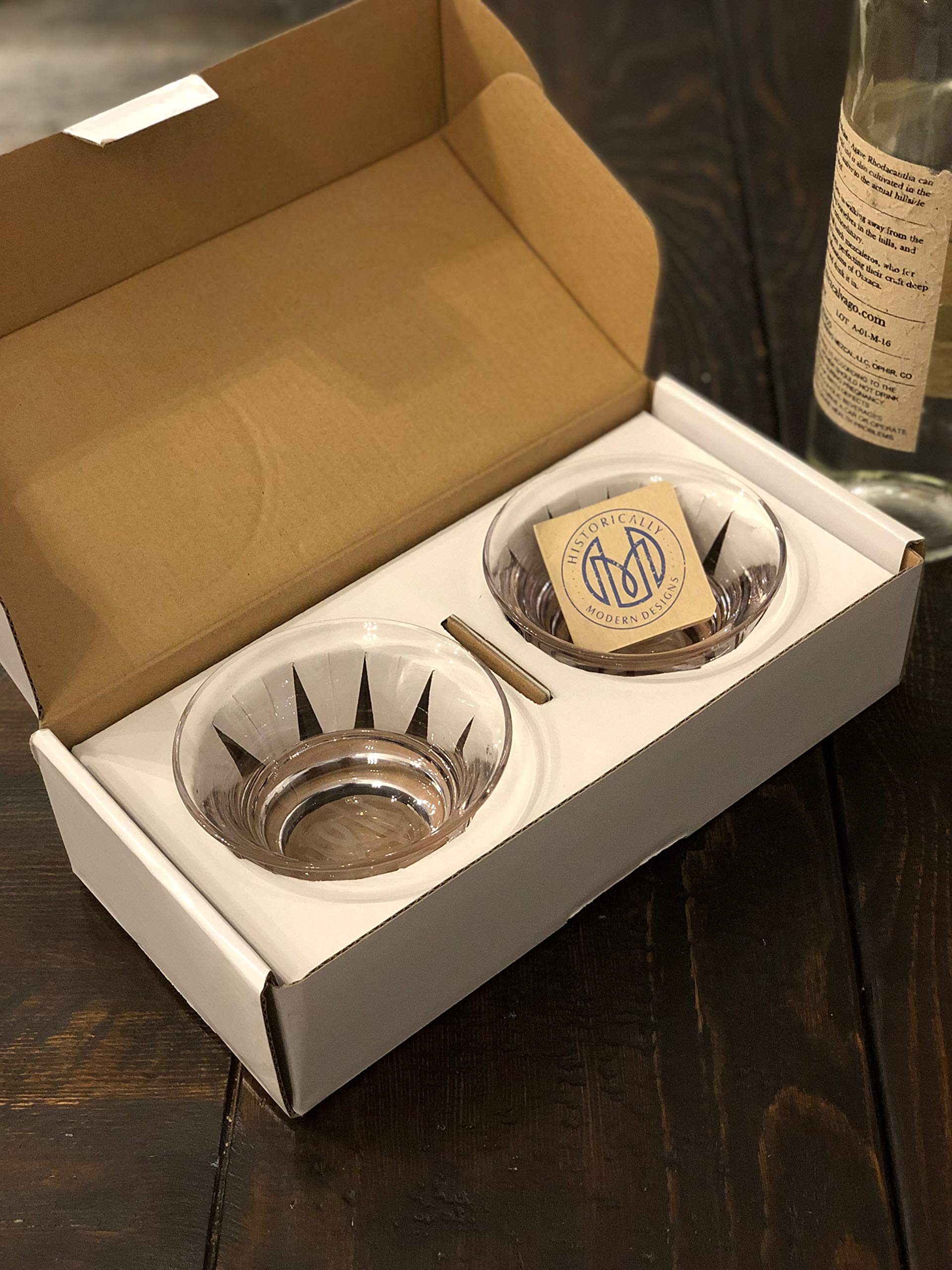 Tequila Glasses By Historically Modern Designs SET OF 2 The Only