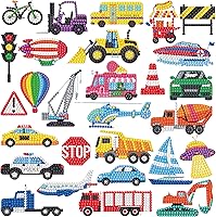 Vista 20 de Labeol Kits de arte de diamantes para niños y niñas de 6 a 8 a 10 a 12 años, fáciles de hacer tú mismo, creativas calcomanías de arte de diamantes