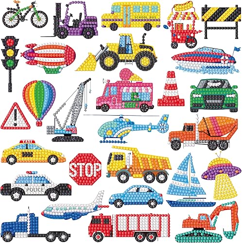 Miniatura 20 de Labeol Kits de arte de diamantes para niños y niñas de 6 a 8 a 10 a 12 años, fáciles de hacer tú mismo, creativas calcomanías de arte de diamantes