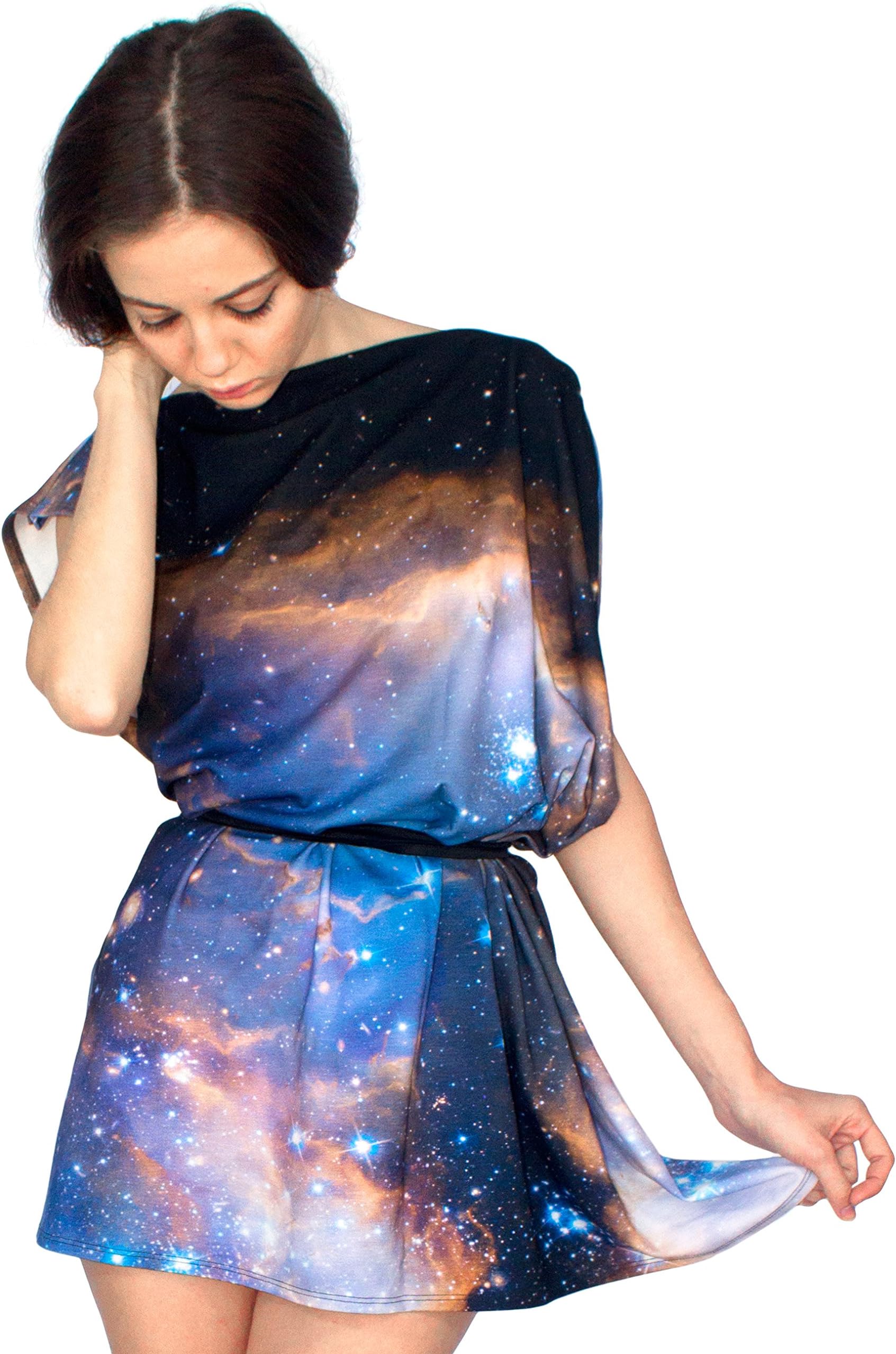 Shadowplaynyc Sagan Galaxy Jersey Dress