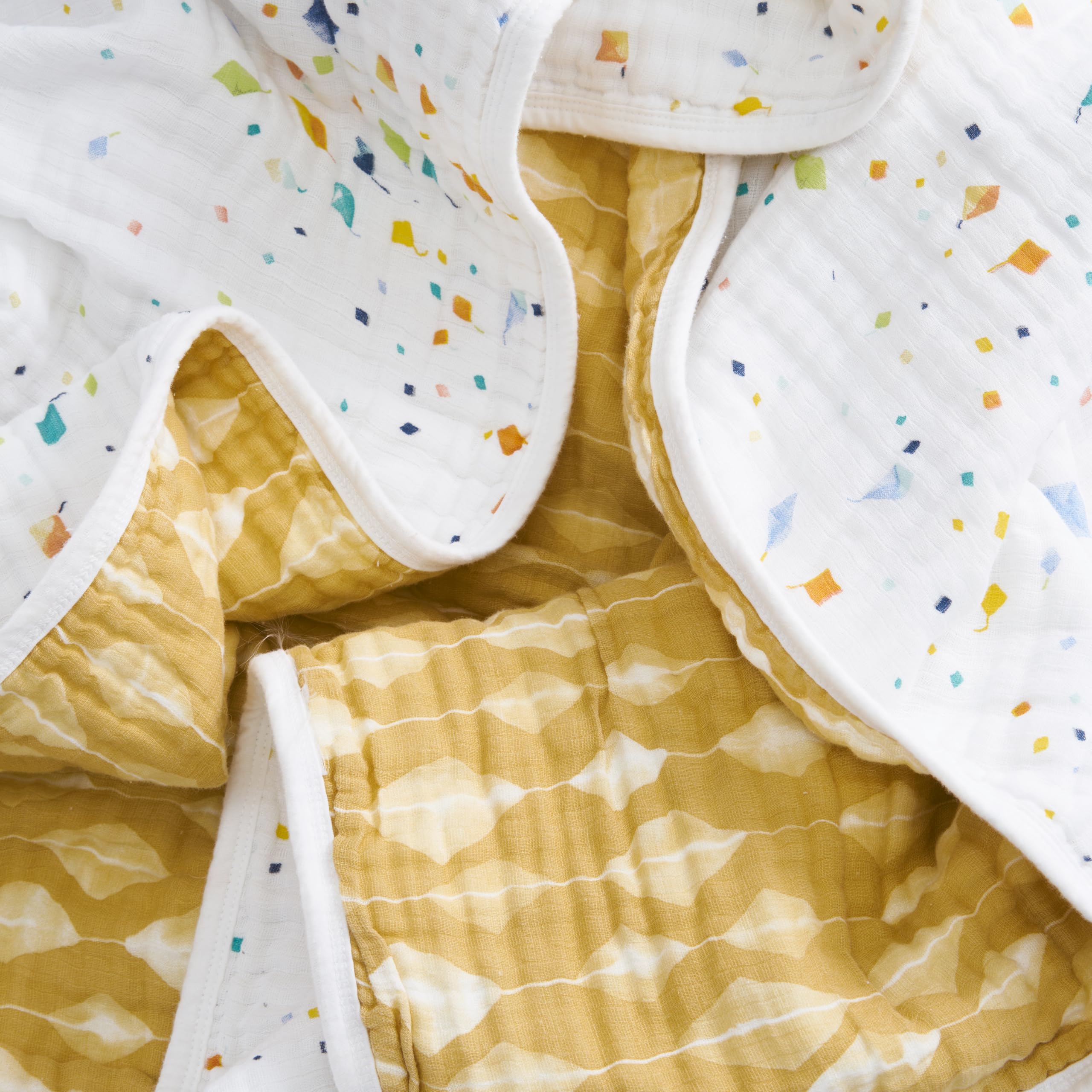 aden + anais Essentials Coperta in mussola di cotone, perfetta per neonati, neonati e bambini, coperta per culla, essenziale per la cameretta dei bambini, parata di aquiloni