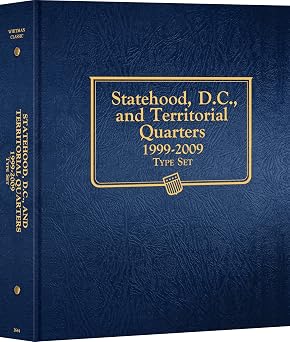 Whitman Classic Coin Album - Statehood, D.C. & Territorial Quarters 1999-2009 Single Mint