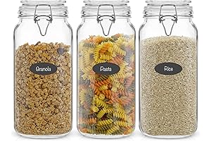 Airtight Glass Jars with Lids - a Culinary Keeper
