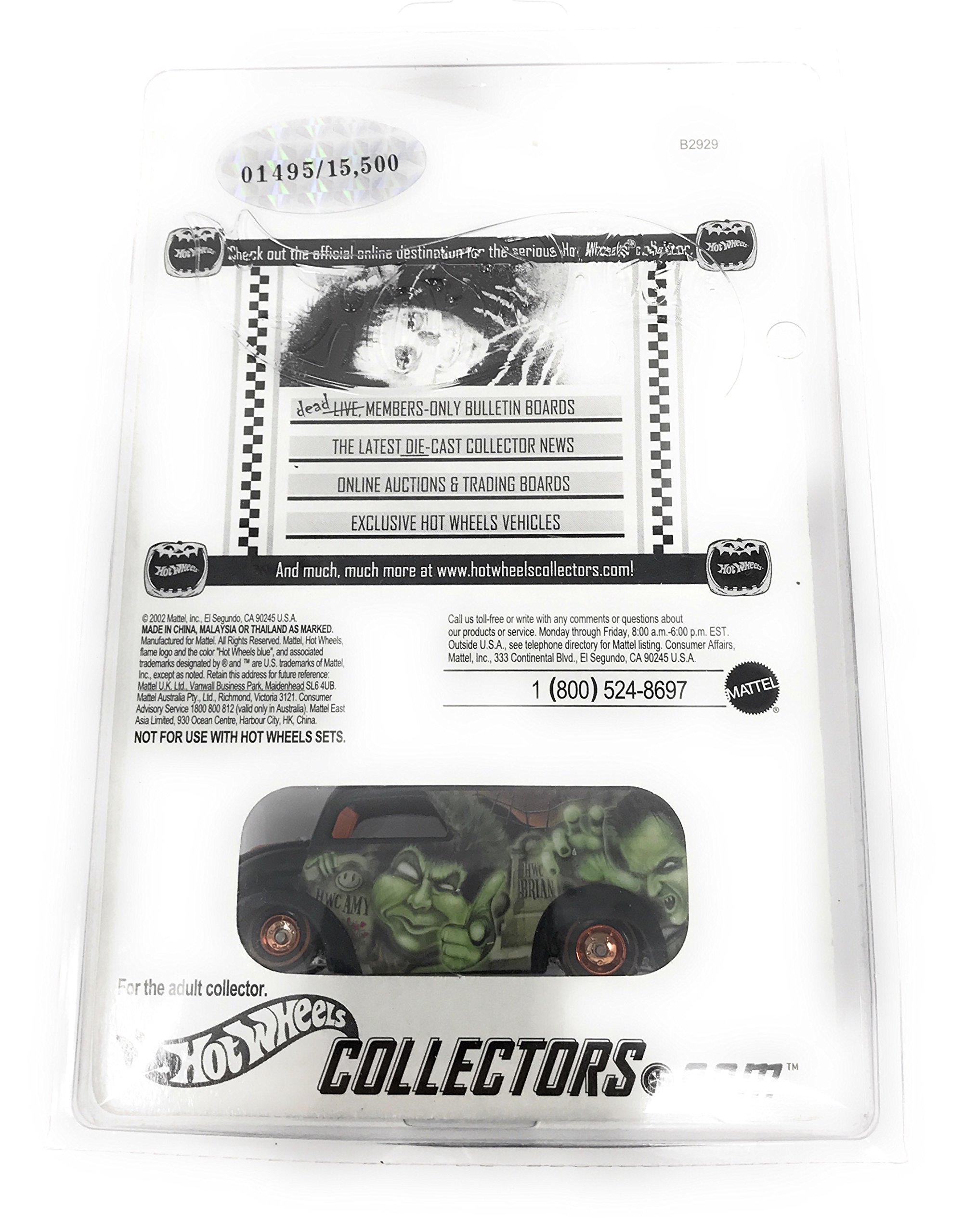 Hot Wheels HWC Halloween Exclusive Scary Dairy Delivery Limited