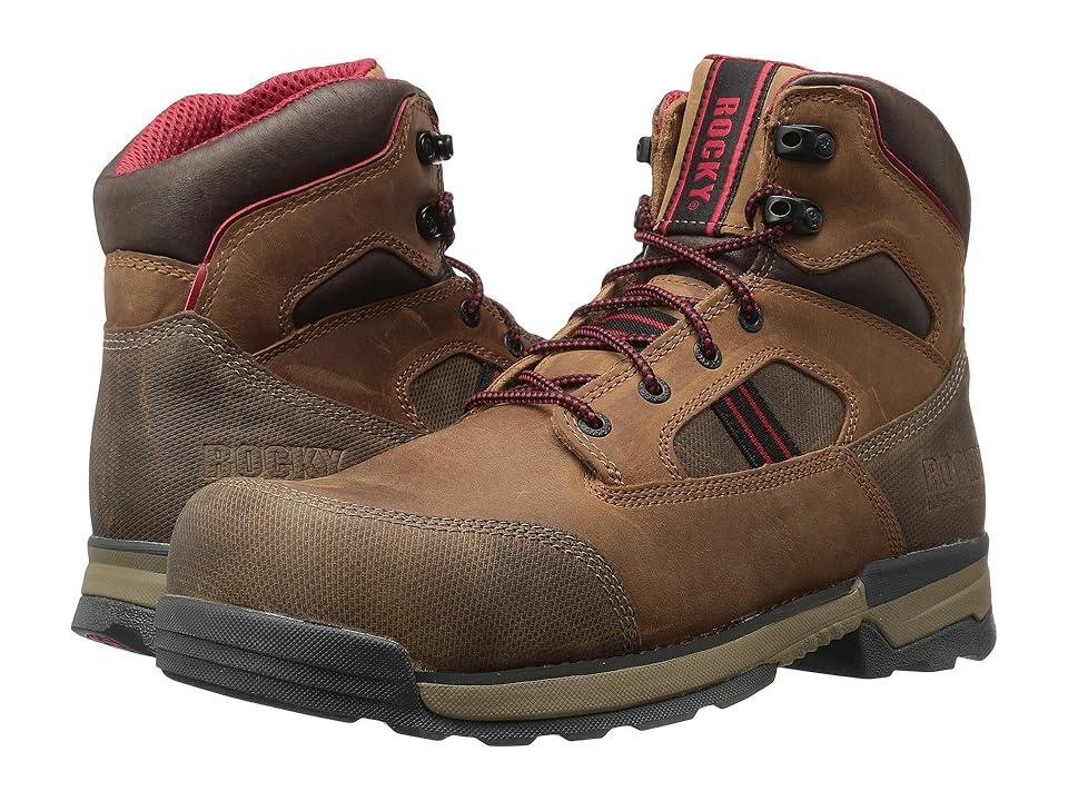 

Rocky 6 Mobilwelt Comp WP Xtra Wide Toe (Brown) Men's Shoes