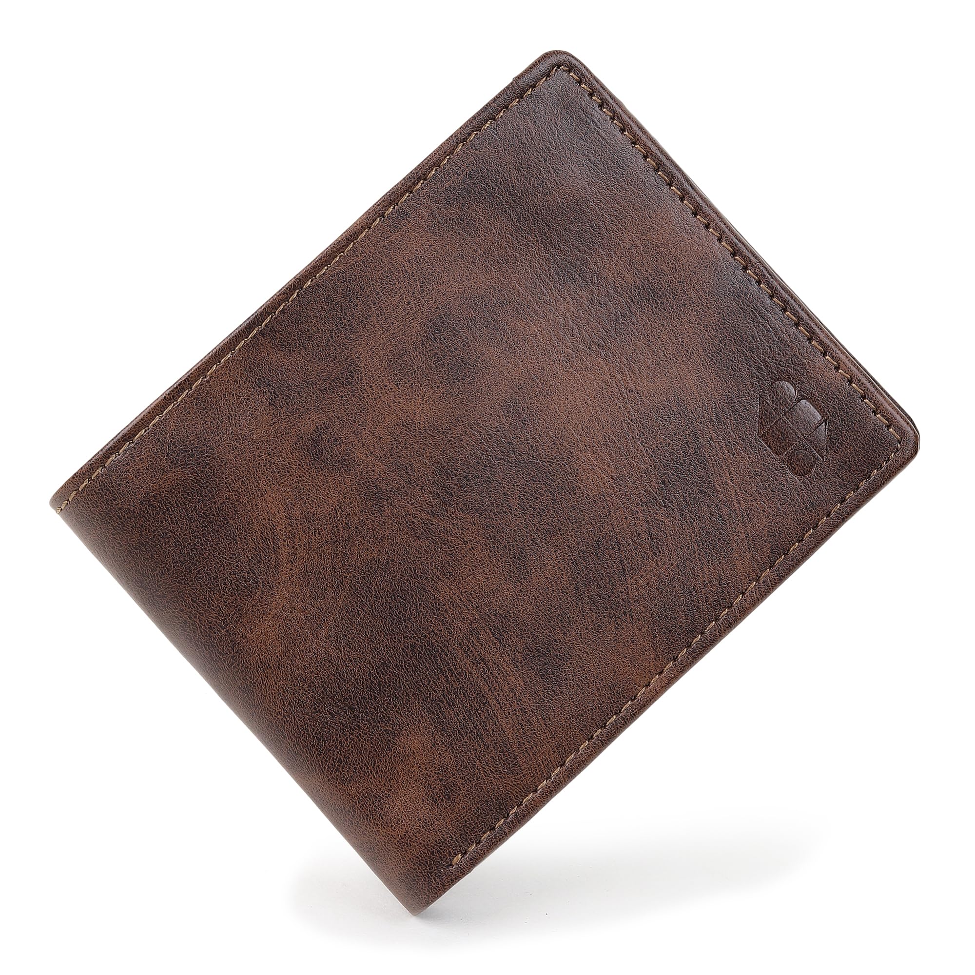 Exclusive Faux Leather Wallet for Men I Slim & Compact Wallet | Credit/Debit Card Slots | Currency & Secret Compartments-image-27