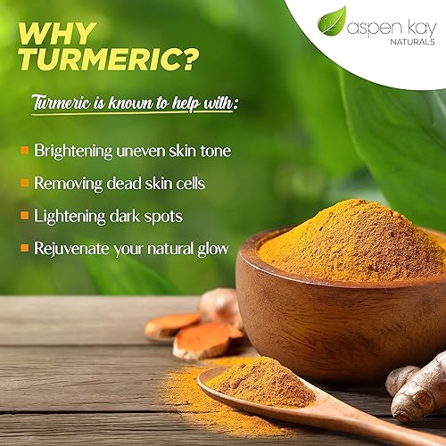 Miniatura 3 de Barra de jabón de cúrcuma (paquete de 6) para cuerpo y cara hecha con ingredientes naturales y orgánicos. Jabón suave, para todo tipo de piel,