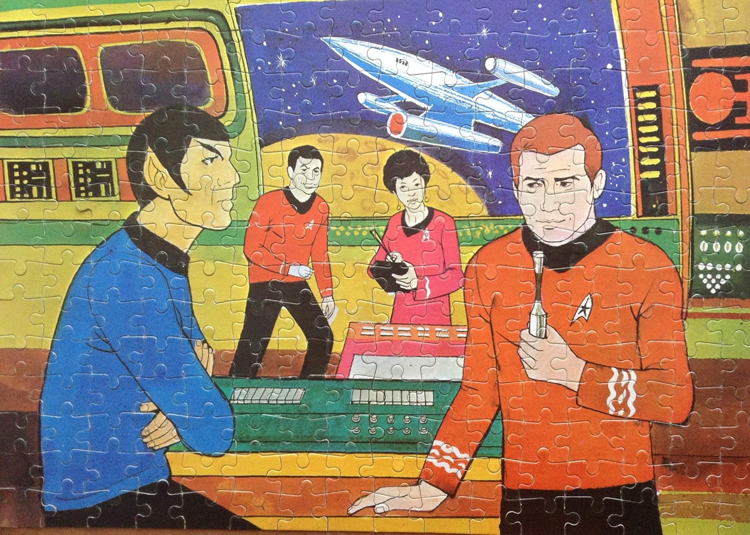 Vintage 1975 Star The Original Animated Series Trek 224 Piece Fully