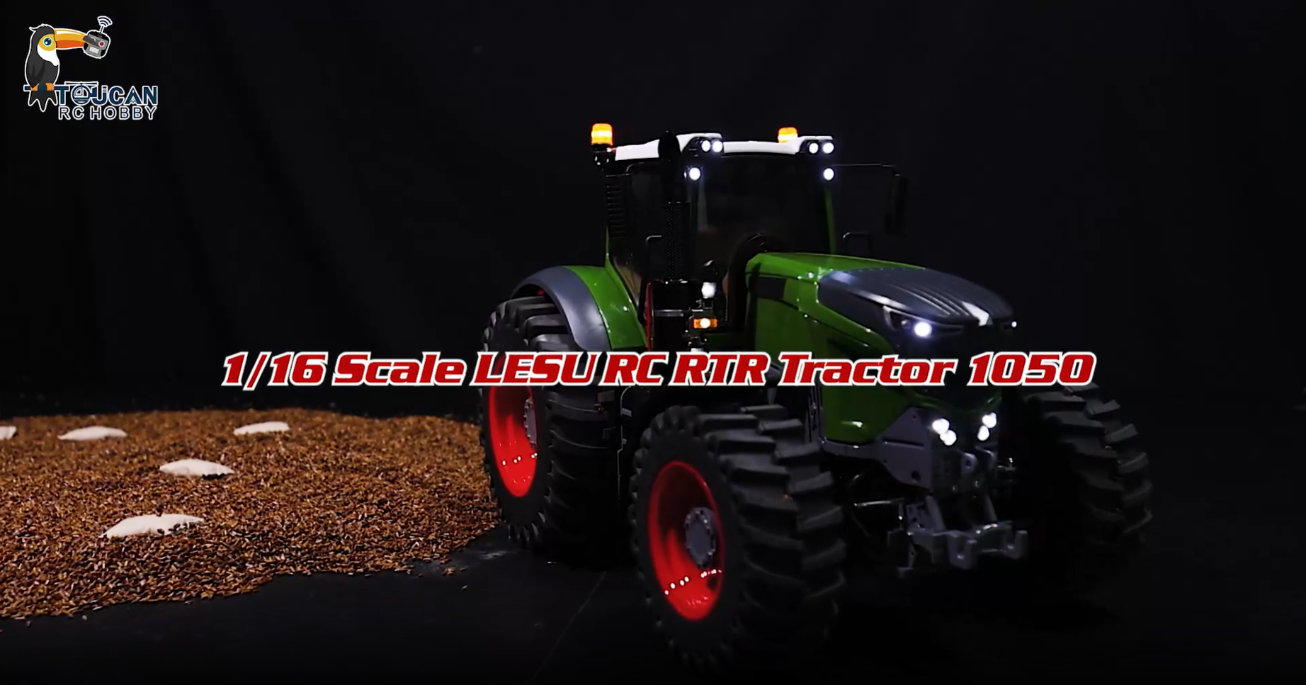 Amazon.com: wheelfun 1/16 4X4 LESU 1050 RC Tractors RTR Metal