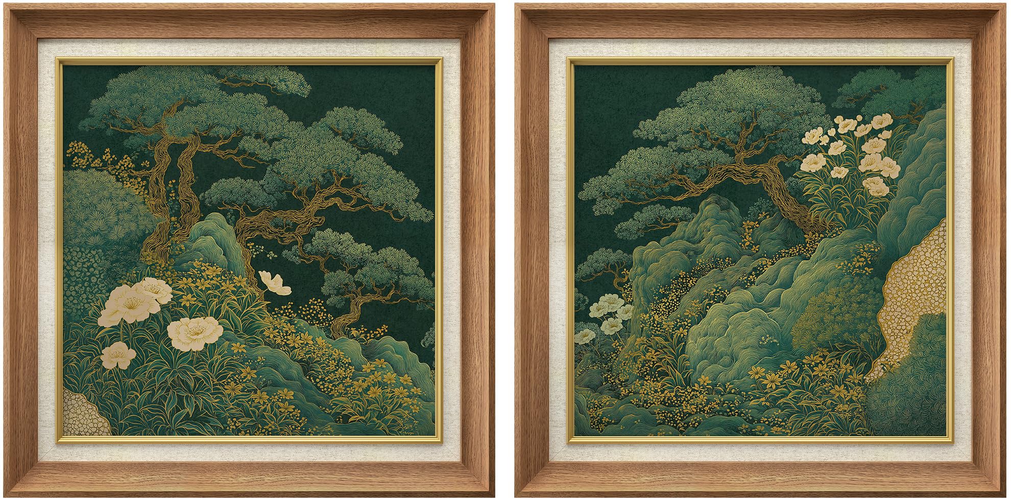 MUDECOR Premium Framed Wall Art - Japanese Pine Tree