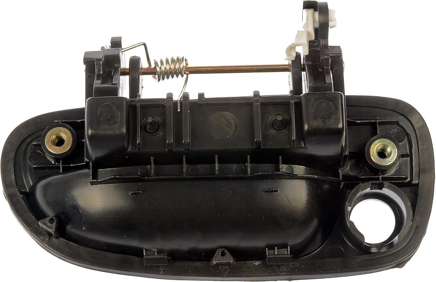 Dorman 80683 Front Passenger Side Exterior Door Handle Compatible with Select Dodge/Hyundai Models, Smooth Black