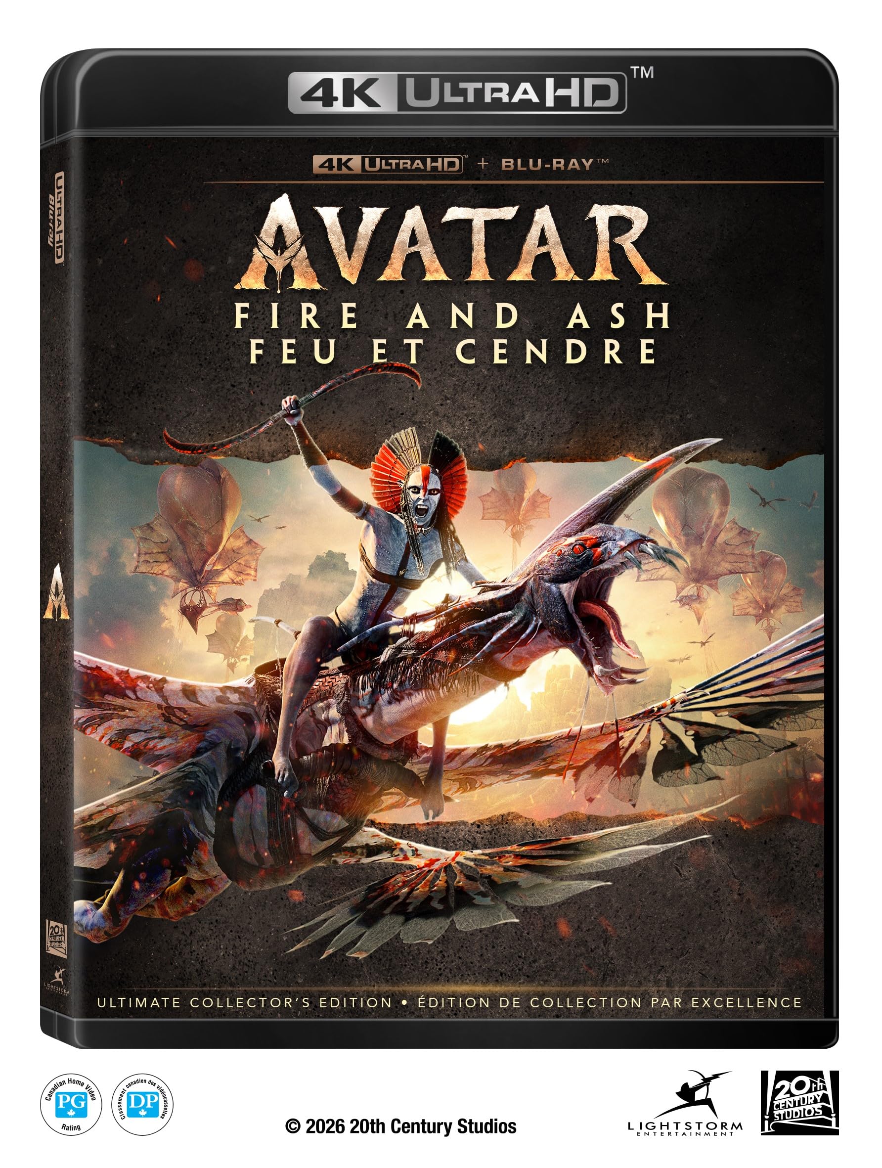 Avatar: Fire And Ash (3 Disc) - Bilingual sold price at auction in Canada