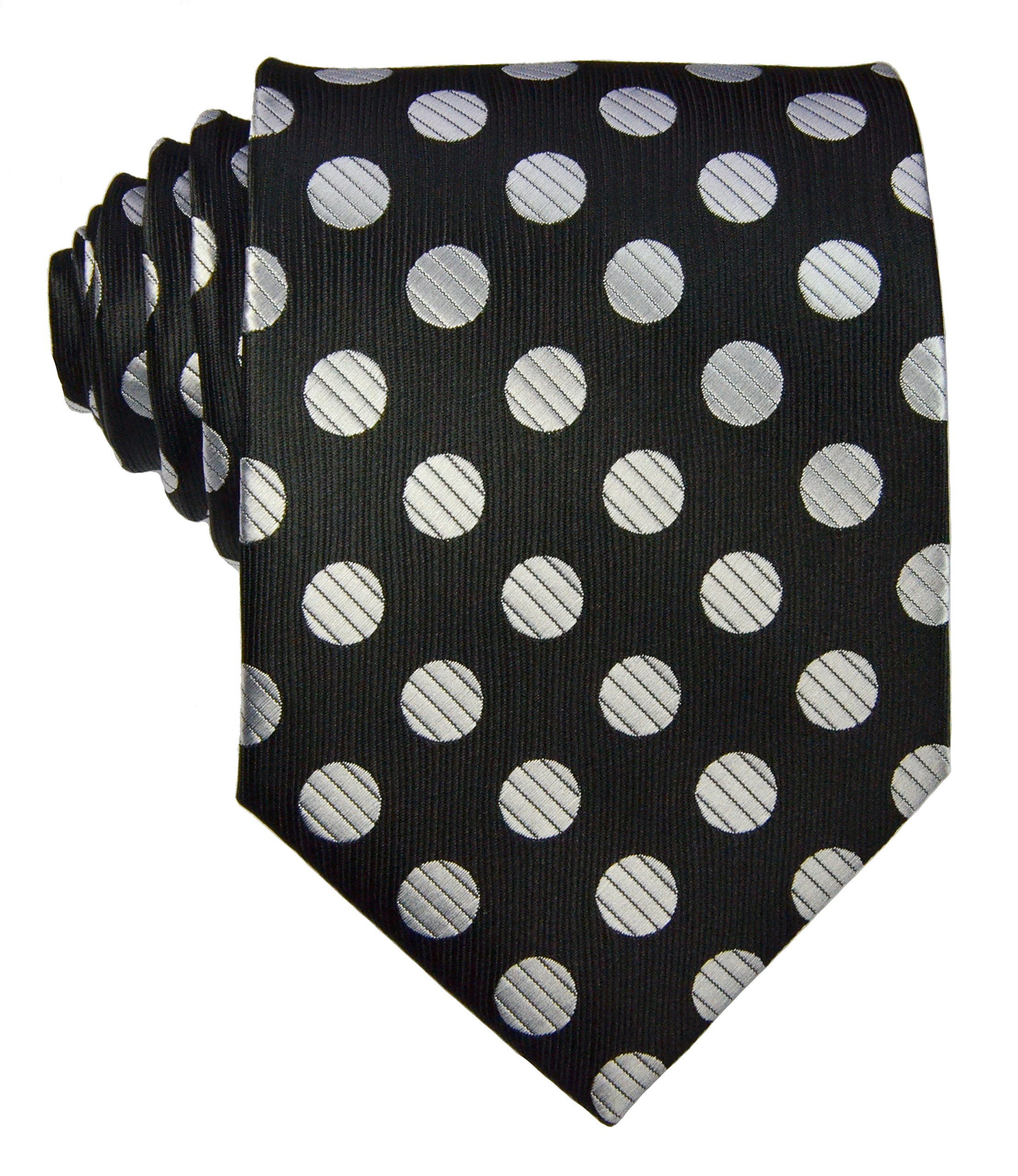 Geotae Zerun New Classic Men's Polka Dots Silk Tie Necktie …