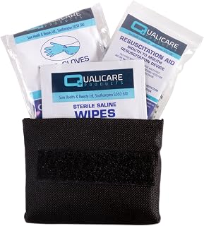 First Aid Emergency Resuscitation Kit | Small Belt Pouch Mouth to Mouth Face Cover