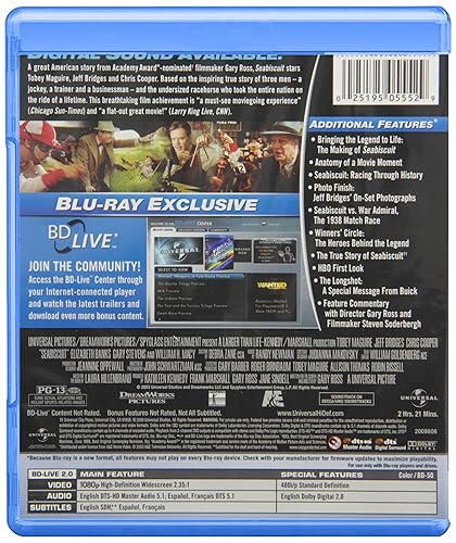 Miniatura 3 de Seabiscuit Blu-ray