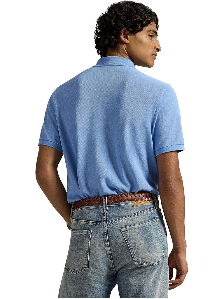 Blue Polo Ralph Lauren Classic Fit Mesh Polo Shirt