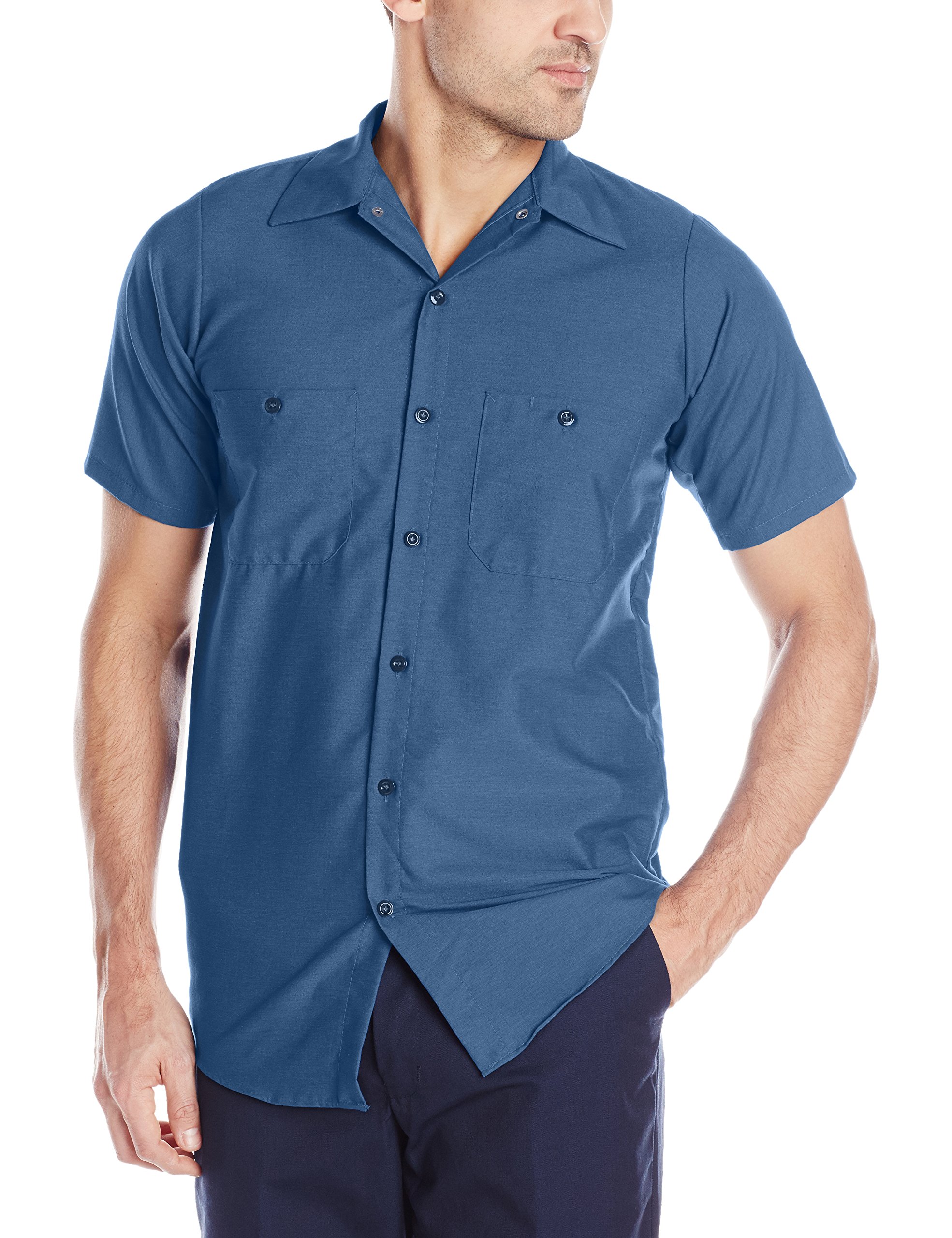 Short Sleeve, Dark Blue, 3X-Large 